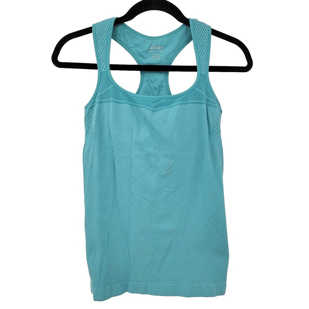 Jockey Women's Large Tank Top Racerback Athletic Yoga Workout Stretch